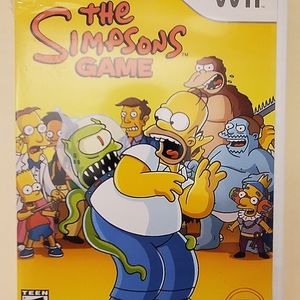 Wii Game The Simpsons Game